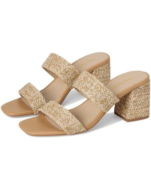 Seychelles Newport Raffia Slide Sandal Wedge Shoes, Synthetic - Natural