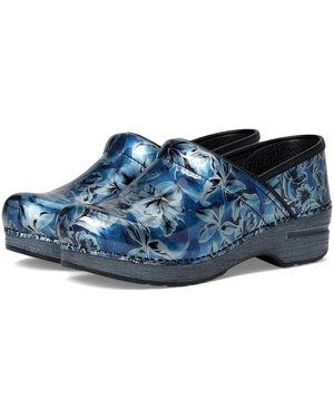 Dansko Professional Clog Shoes, Leather - Blue