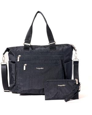 Baggallini Trifecta Convertible Backpack Handbags, Nylon - Black