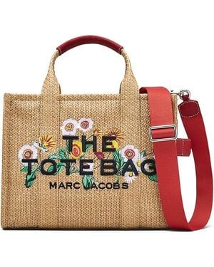 Marc Jacobs The Daisy Woven Medium Tote Bag Tote Handbags, Cotton - Natural