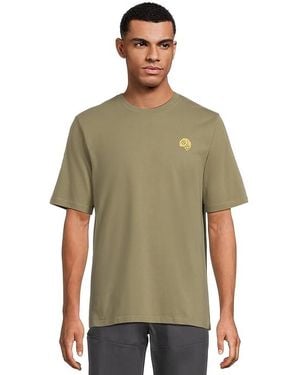 Mountain Hardwear Mhw Circletm Short Sleeve Clothing, Cotton - Green