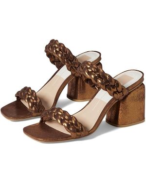 Dolce Vita Netra Woven ( Suede Stella) Shoes - Brown