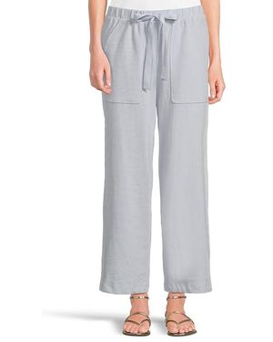 Lilla P Knit Drawstring Pants Clothing Lg, Cotton - Black