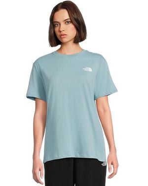 The North Face Short Sleeve Core Box Nse T-Shirts Short Sleeve Pullover, Cotton - Blue