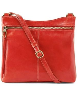 Hobo International Cambel Crossbody Cross Body Handbags, Leather - Red