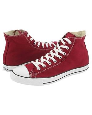 Converse Chuck Taylor All Star High-Top Sneaker Classic Shoes 10 - Red