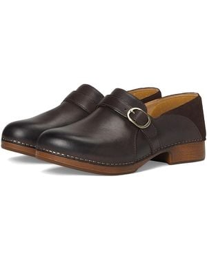 Dansko Margaret Shoes, Leather - Black