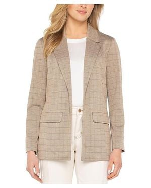 Liverpool Los Angeles Boyfriend Blazer Jacket, Polyester/Rayon/Spandex - Natural