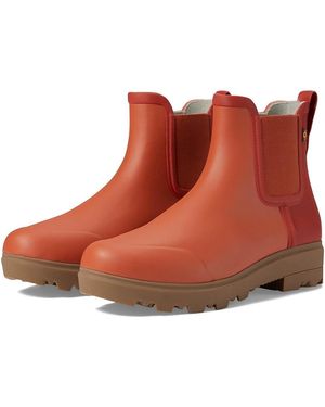 Bogs Holly Chelsea (Burnt 1) Boots - Red