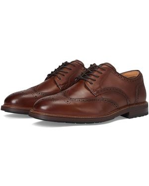 Florsheim Anthem Wing Tip Oxford Shoes 9.5 M (D) Leather - Brown