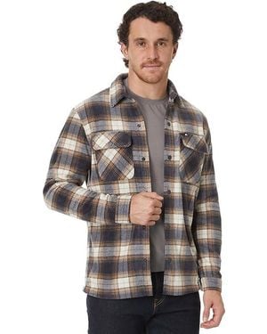 Quiksilver Surf Days Long Sleeve Polar Fleece Shirt Clothing, Fleece/Polyester - Black