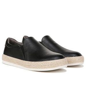 Dr. Scholls Madison Sun Espadrille Sneaker ( Smooth) Shoes - Black