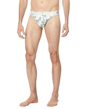 2xist Sliq Hip Brief (Marble) Underwear - Black