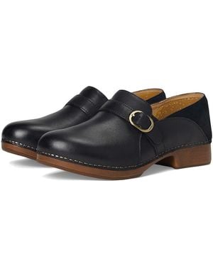 Dansko Margaret Shoes, Leather - Black