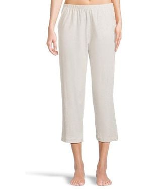 Skin Organic Pima Cotton Carlyn Crop Pants Pajama 4 (Xl) - Black