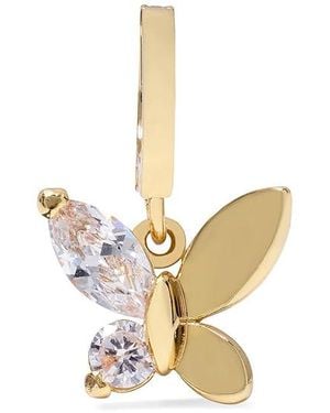 Kate Spade Interlock Pendant Necklace Clear/ Brass - Black