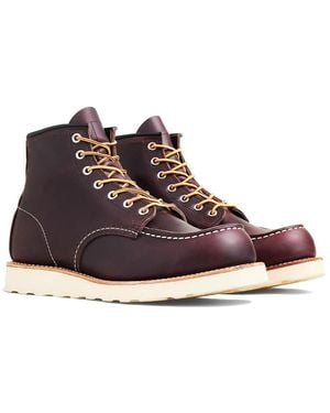 Red Wing Wing Heritage 6 Moc Toe ( Cherry Excalibur) Lace-Up Boots - Blue