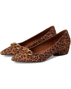 Naturalizer Becca Maryjane Shoes 7 W (C) Leather - Brown