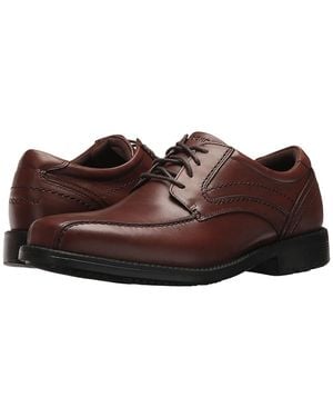 Rockport Style Leader 2 Bike Toe Oxford Lace-Up Bicycle Toe Shoes 8.5 M (D) Leather - Brown