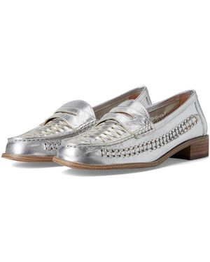 Vince Camuto Calie Braided Flat Loafer Flat Shoes, Leather - Metallic