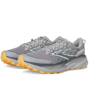 Brooks Cascadia 19 Running Shoes Alloy/Ebony/ 8.5 Ee - Gray