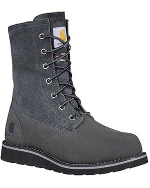 Carhartt Wp 8 Ins. Wedge Fold Down Winter Boot (Dark Nubuck) Boots - Black