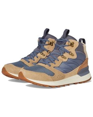 Merrell Alpine 83 Sneaker Recraft Mid Waterproof Boots, Leather/Suede/Textile - Blue