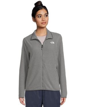 The North Face Glacier Fleece Jacket Coat, Polyester - Gray