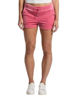 Juicy Couture Velour Juicy Shorts With Back Bling Casual Pants Xl (Us 14) Polyester/Spandex/Velour - Red