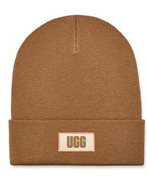 UGG High Crown Beanie Traditional Hats, Acrylic/Nylon/Polyester - Black