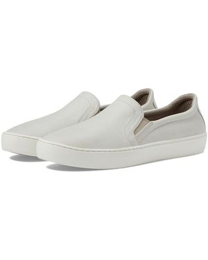 L.L. Bean Eco Bay Canvas Sneaker Slip-On ( Birch) Shoes - White