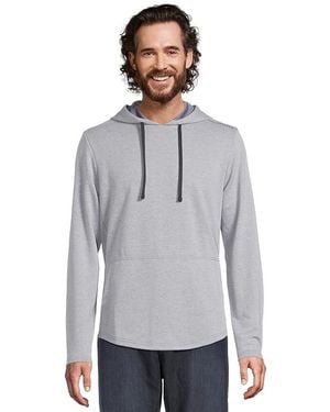 Travis Mathew Upgraded Tech Hoodie Jacket, Cotton/Polyester - Gray