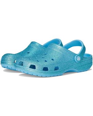 Crocs™ Classic Glitter Clogs Slippers 4 - Blue