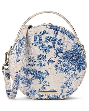 Brahmin Melbourne Lane Crossbody Cross Body Handbags, Leather - Blue