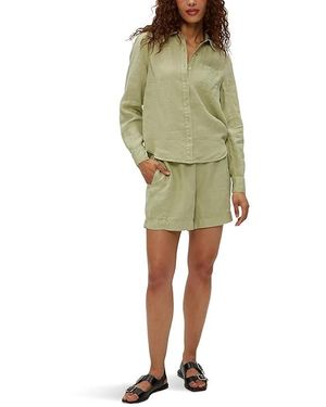 Michael Stars Mavis Short With Pockets Shorts Md (Us 6-8) Cotton/Linen - Black