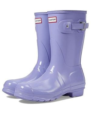 HUNTER Original Short Gloss () Rain Boots - Purple