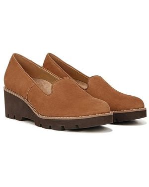 Vionic Willa Wedge (Toffee Suede) Shoes - Brown