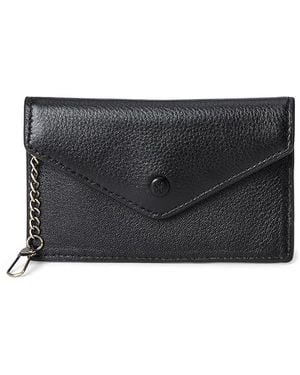 Hobo International Goldie Card Case Wallet Handbags, Leather - Black