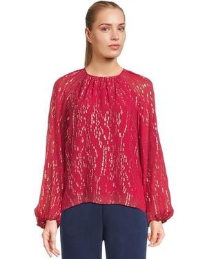 Lilly Pulitzer Noraleen Silk Top Clothing - Red