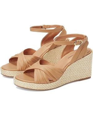 Johnston & Murphy Marcia Cross-Band Sandal Sandals, Leather - Metallic