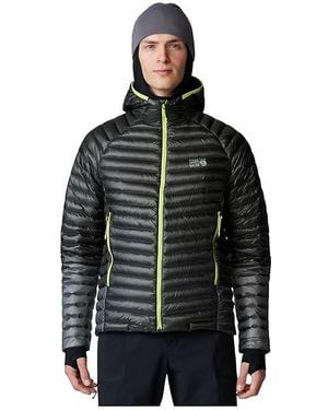 Mountain Hardwear Ghost Whisperertm Hoody Clothing Volcanic, Foil, Nylon - Black