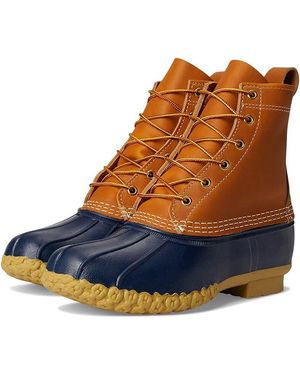L.L. Bean Bean Boot 8 Snow Shoes Tan/Bright/Gum 7 B - Brown