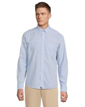 UNTUCKit Wrinkle-Free Lawrence Shirt Clothing, Cotton - Blue