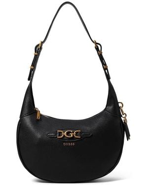 Guess Malva Hobo () Shoulder Handbags - Black