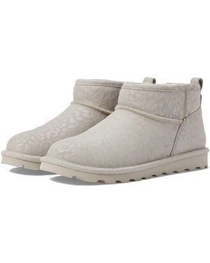 BEARPAW Shorty Exotic Shoes, Suede - Metallic