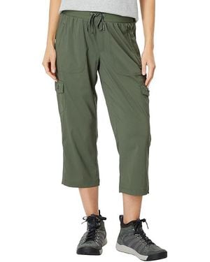 L.L. Bean Vista Camp Pants Crop (Thyme) Casual Pants - Green