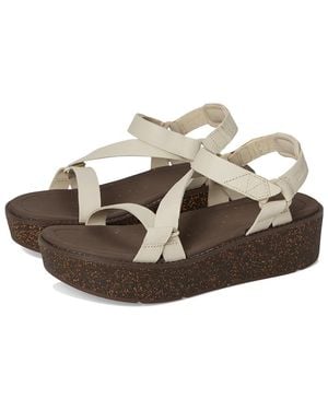 Teva Madera Wedge Shoes 7 B - Metallic