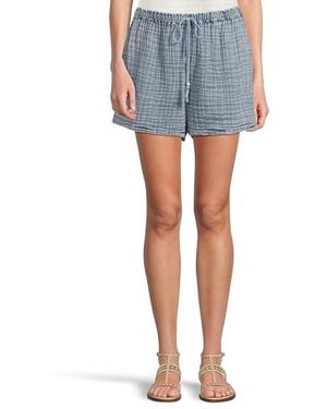 Faherty Dune Cotton Gauze Drawstring Shorts Shorts Xs - Black