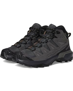 Salomon X Ultra Ltr Mid Gtx Shoes Castlerock/Asphalt/Kelp, Synthetic - Black