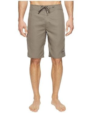 O'neill Sportswear Santa Cruz Solid 2.0 Boardshorts Charcoal Swimsuit Bottoms - Gray